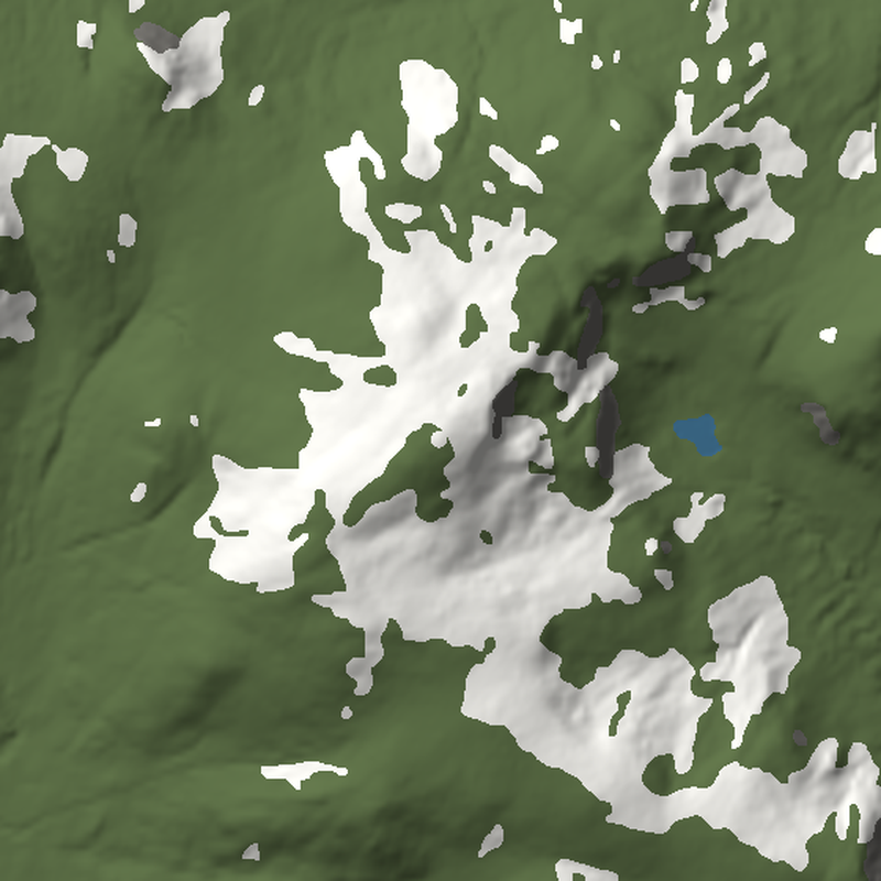 Ben Chonzie: Plan view, north up