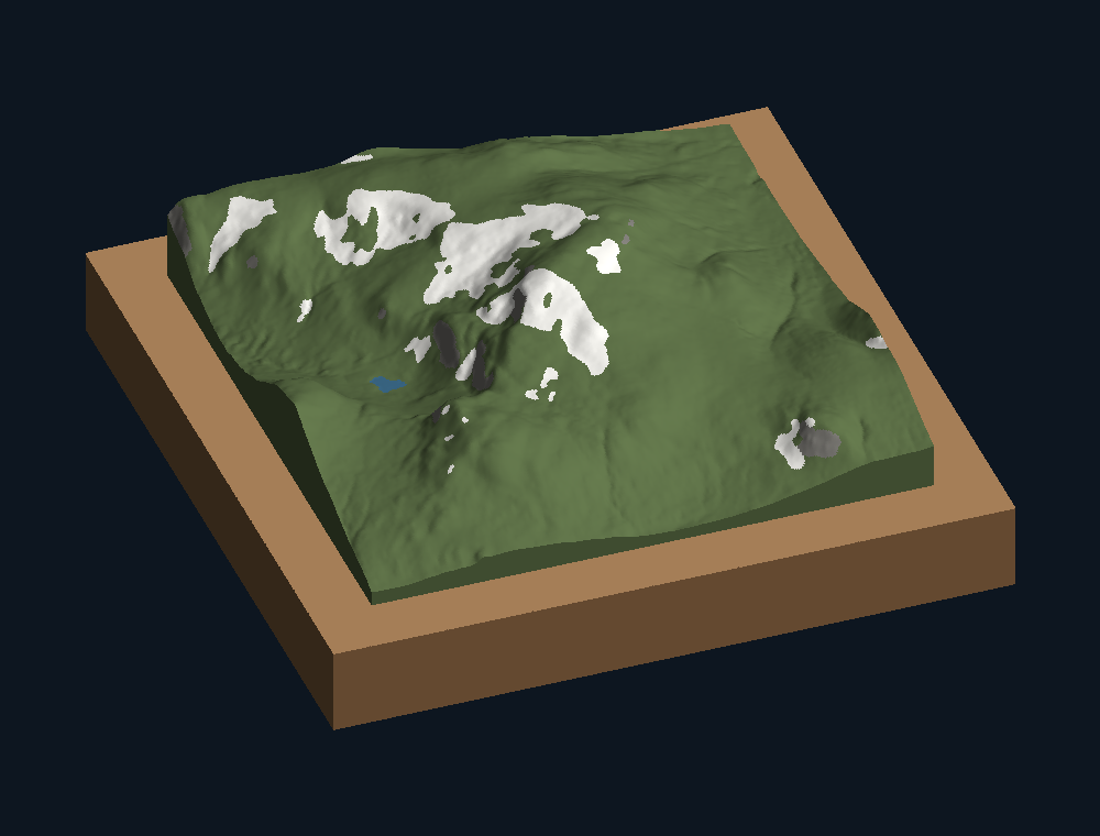 Ben Chonzie: Three-quarter view from the north-north-east