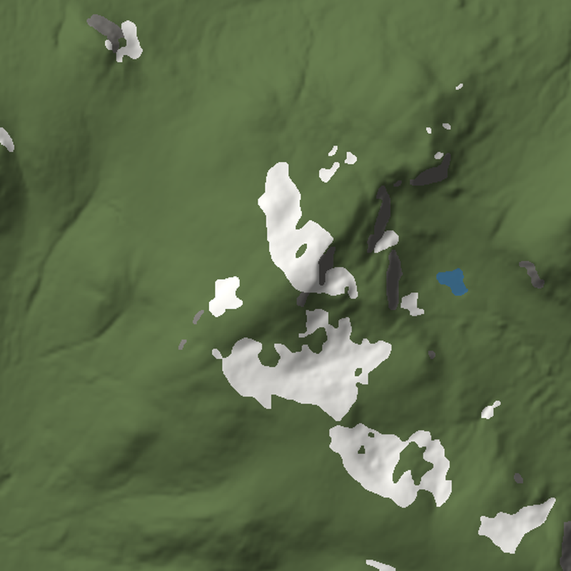 Ben Chonzie: Plan view, north up