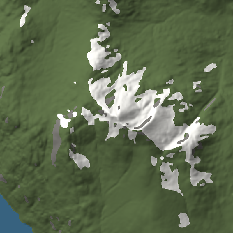 Ben Lomond: Plan view, north up