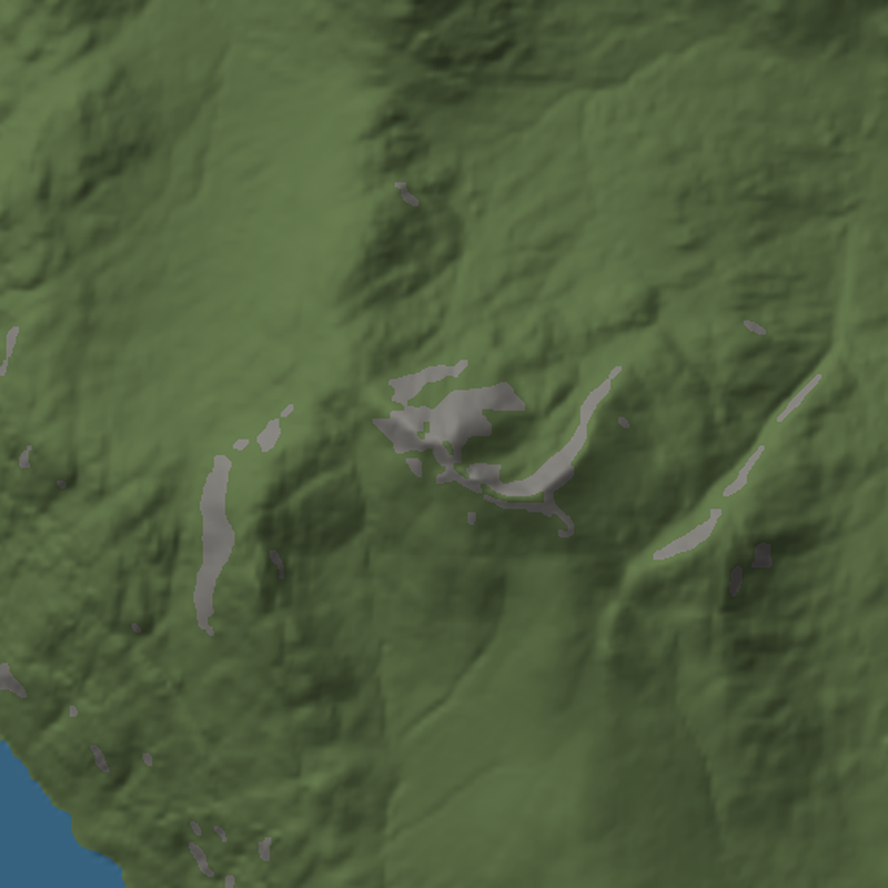 Ben Lomond: Plan view, north up