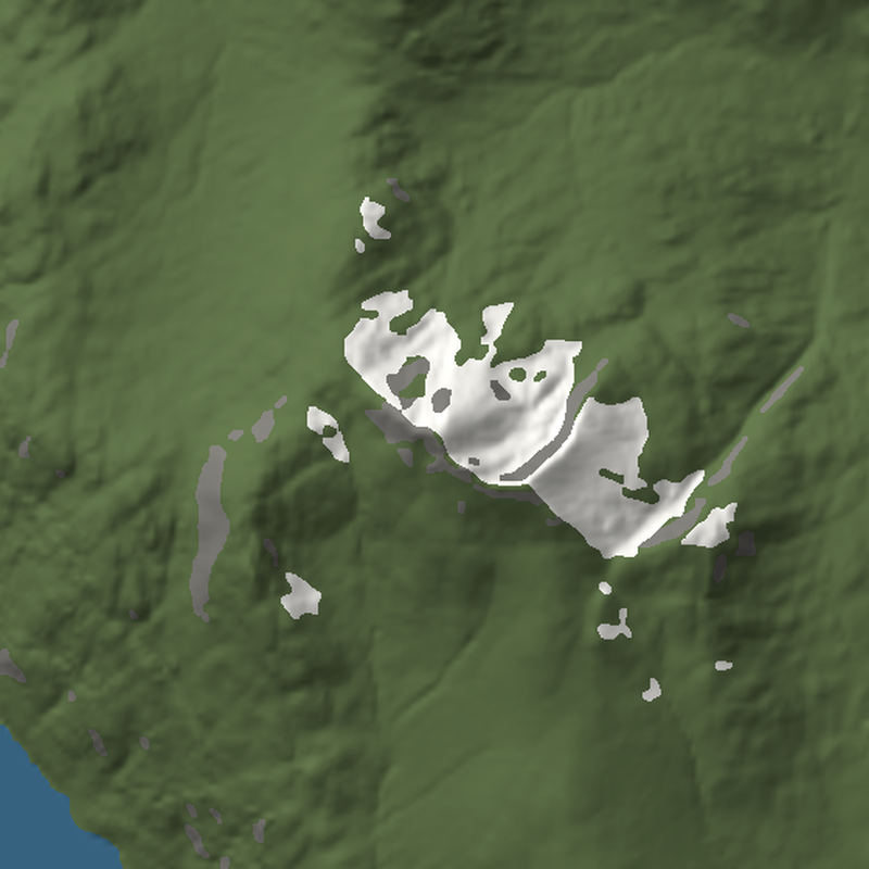 Ben Lomond: Plan view, north up