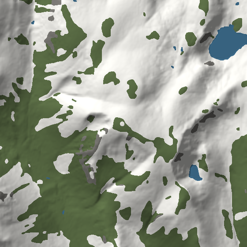 Ben Macdui: Plan view, north up