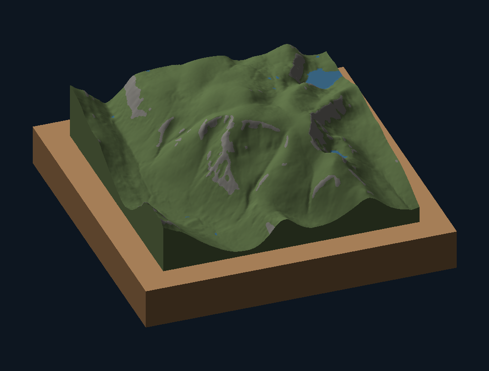 Ben Macdui: Three-quarter view from the south-south-west
