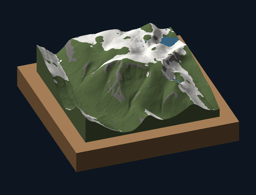 Ben Macdui: Three-quarter view from the south-south-west