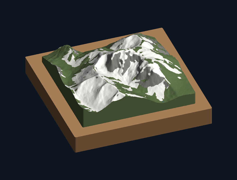 Ben Nevis: Three-quarter view from the north-north-east