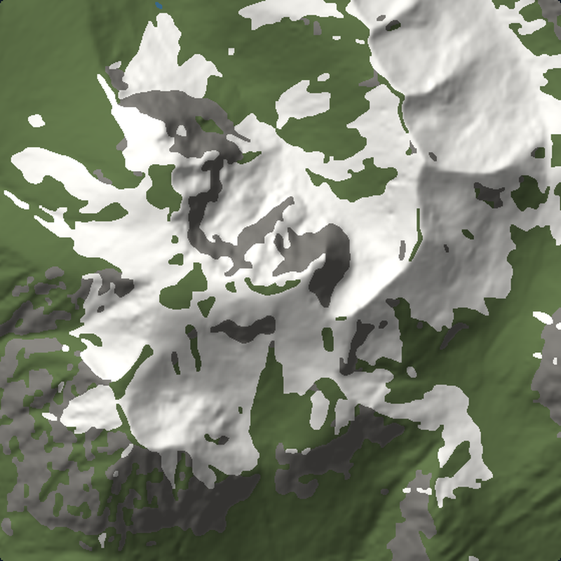 Ben Nevis: Plan view, north up