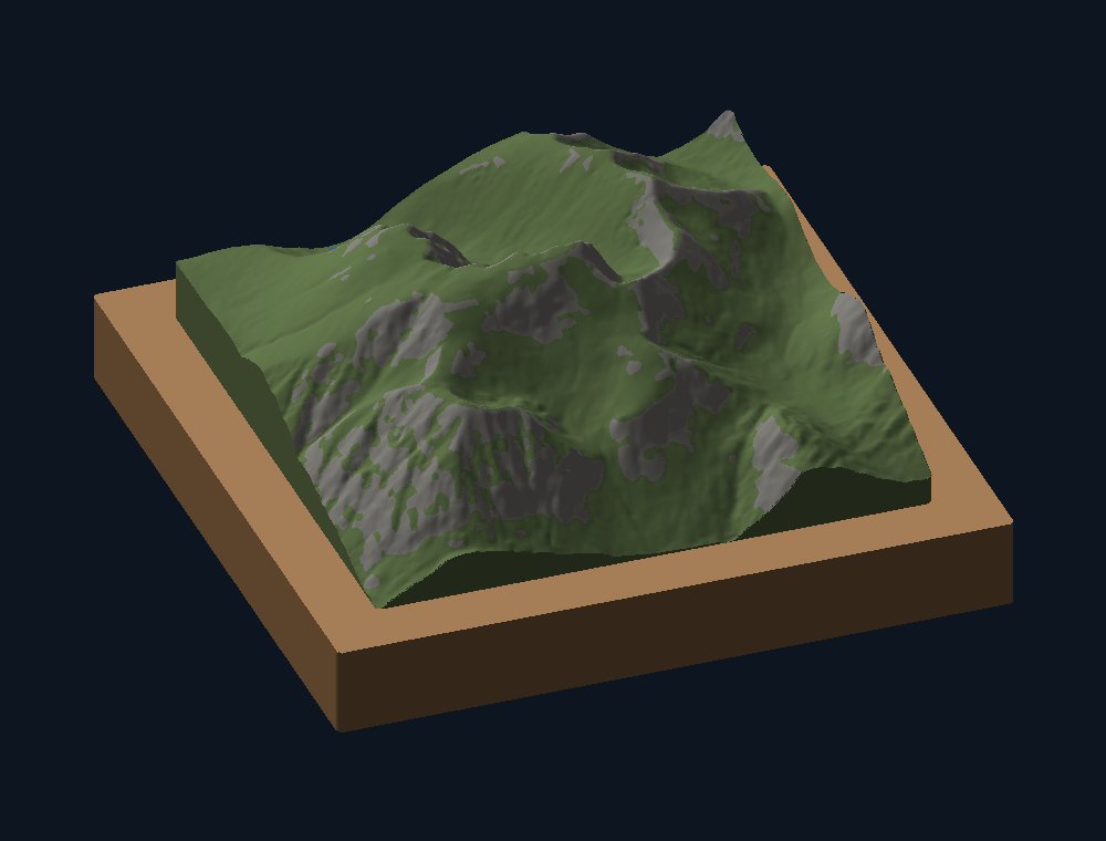 Ben Nevis: Three-quarter view from the south-south-west