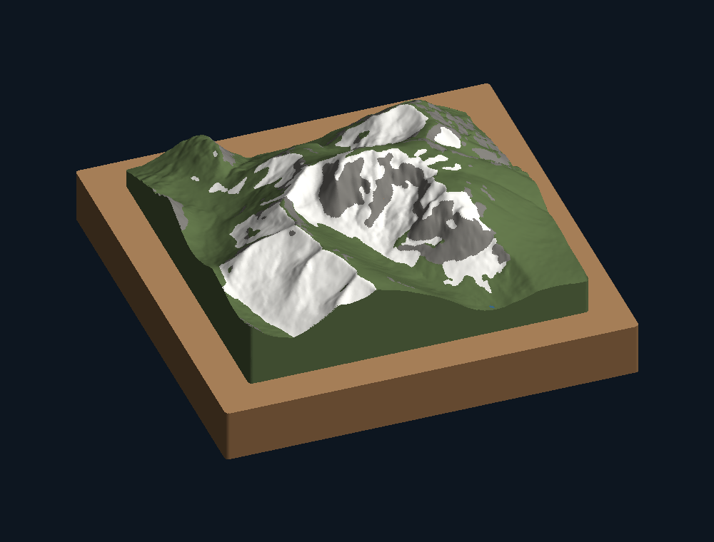 Ben Nevis: Three-quarter view from the north-north-east