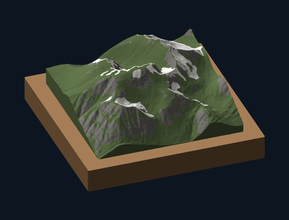 Ben Nevis: Three-quarter view from the south-south-west