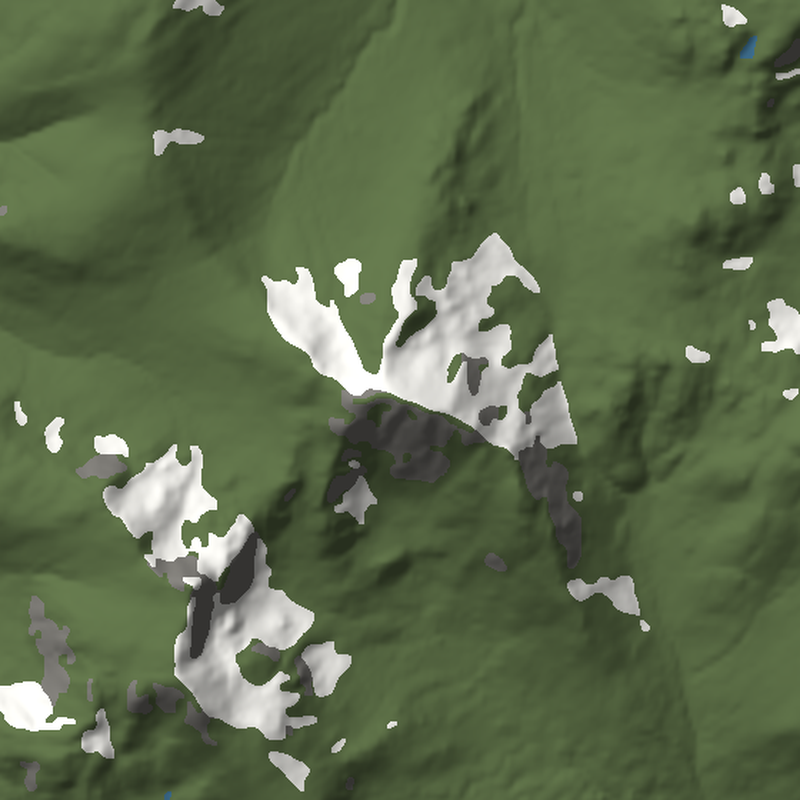 Ben Vorlich: Plan view, north up