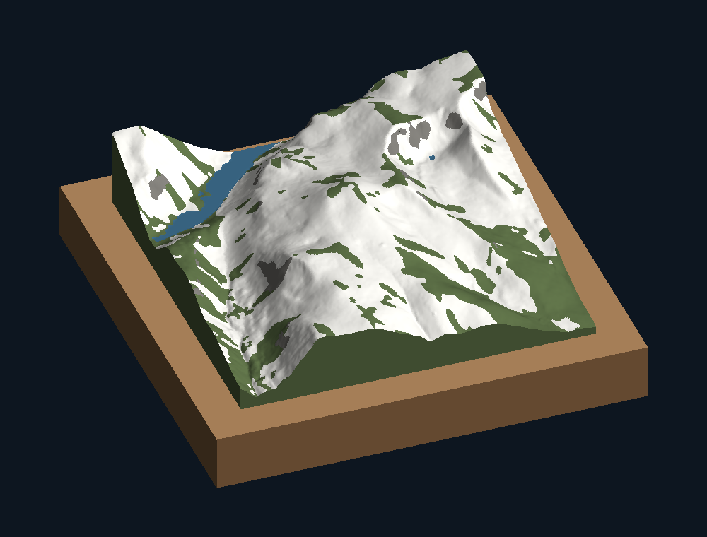 Cairn Gorm: Three-quarter view from the north-north-east