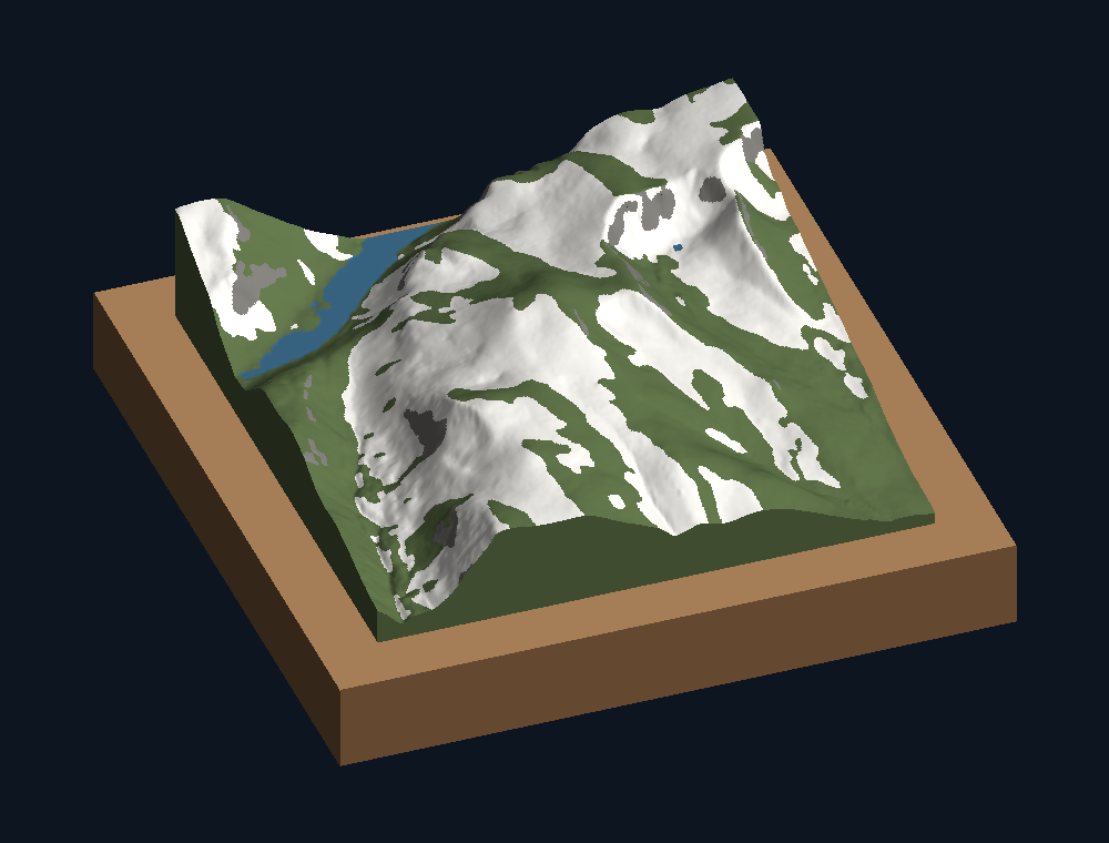 Cairn Gorm: Three-quarter view from the north-north-east