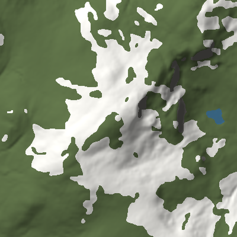 Ben Chonzie: Plan view, north up