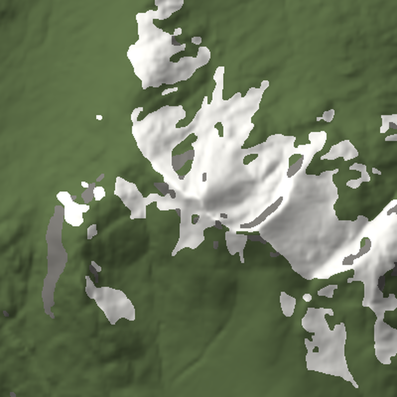 Ben Lomond: Plan view, north up