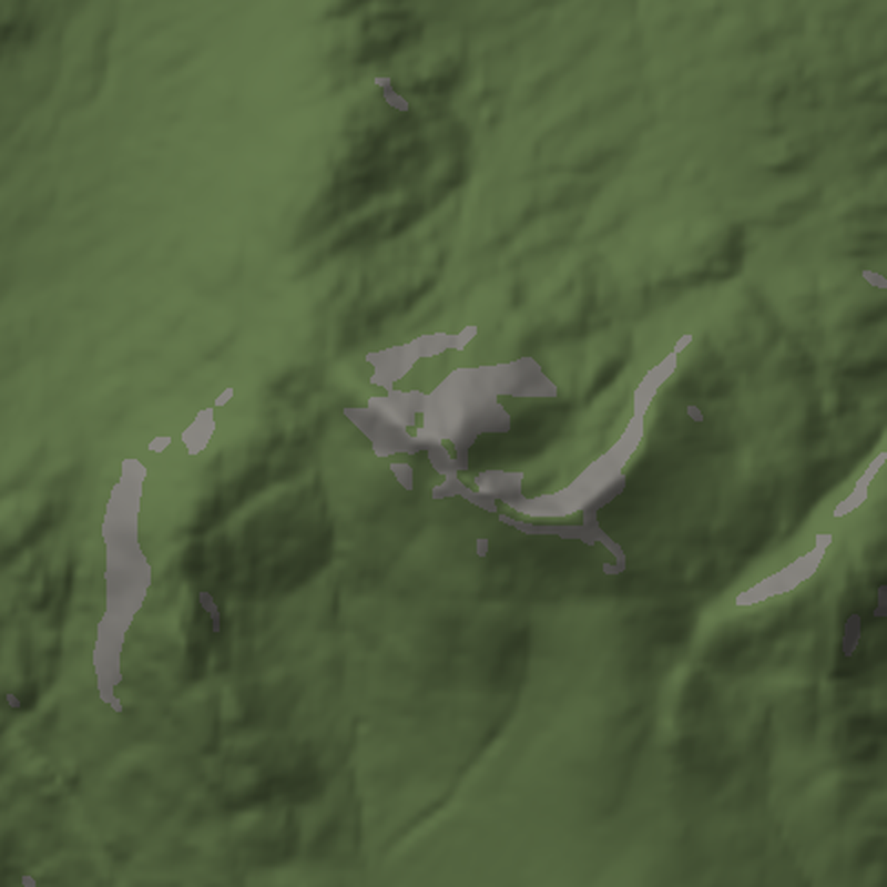 Ben Lomond: Plan view, north up