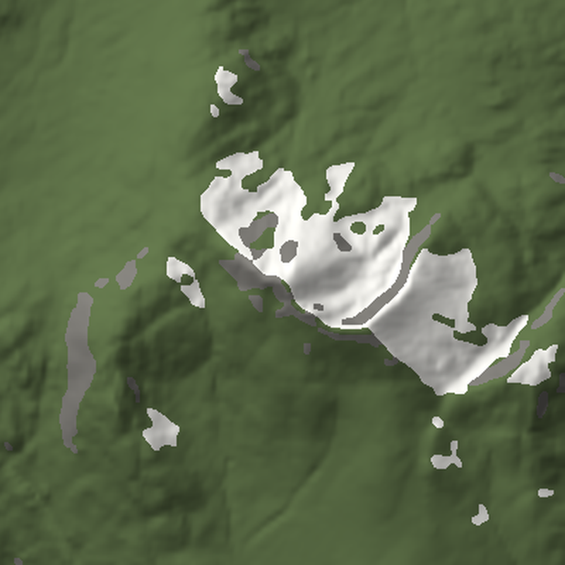 Ben Lomond: Plan view, north up