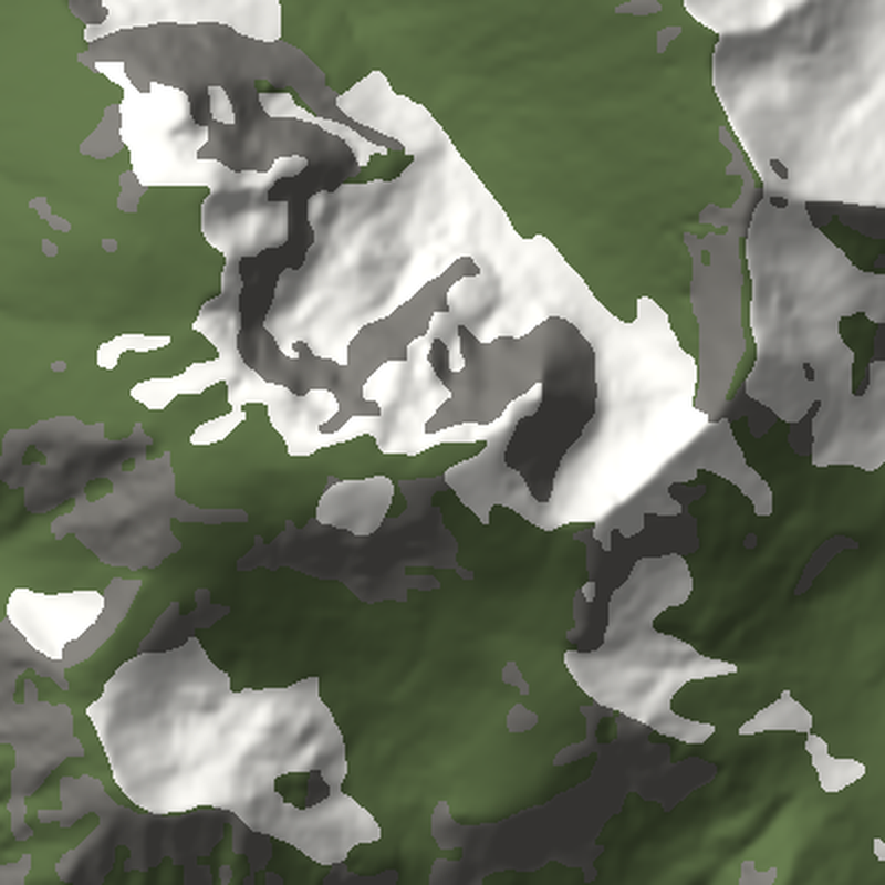 Ben Nevis: Plan view, north up