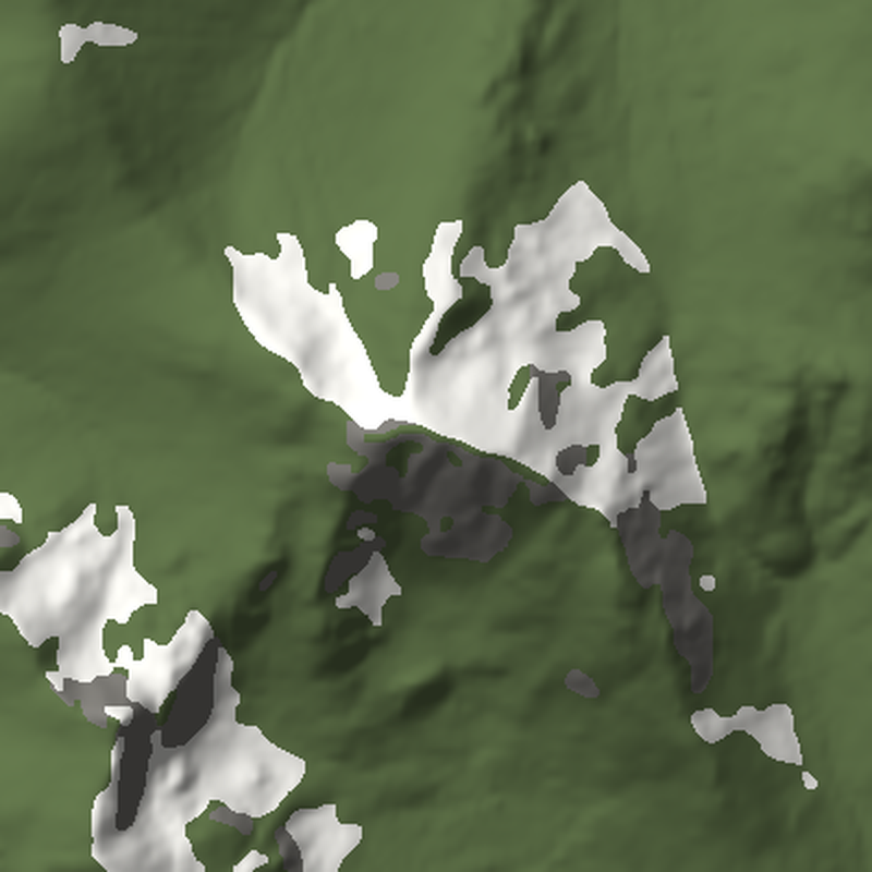 Ben Vorlich: Plan view, north up